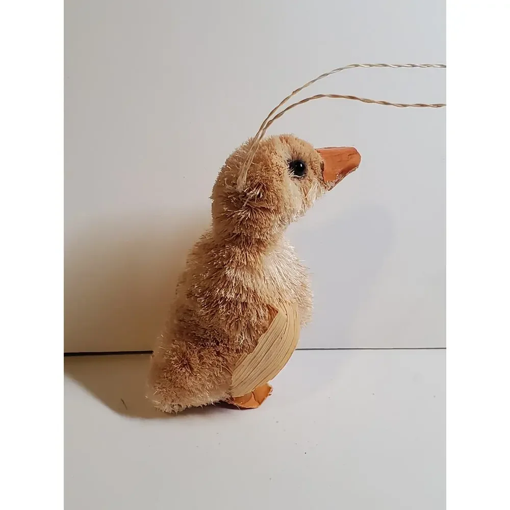 Natural Fiber Ornament - Duck